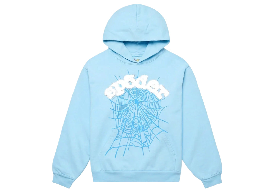Sp5der Web Hoodie 'Sky Blue'