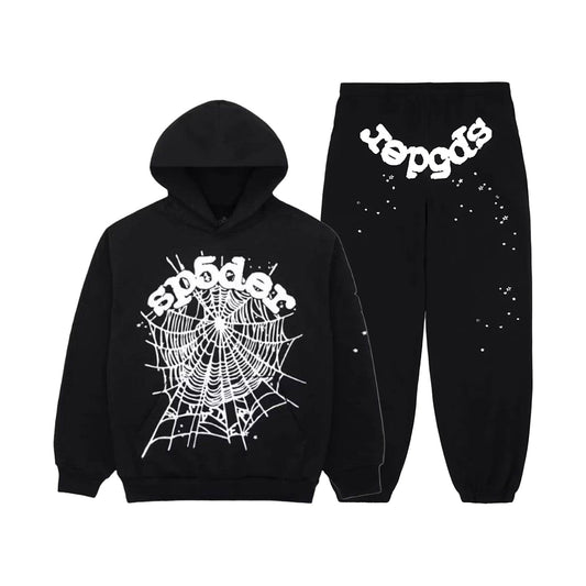 Sp5der OG Web Tracksuit Set 'Black' - HumbleWear