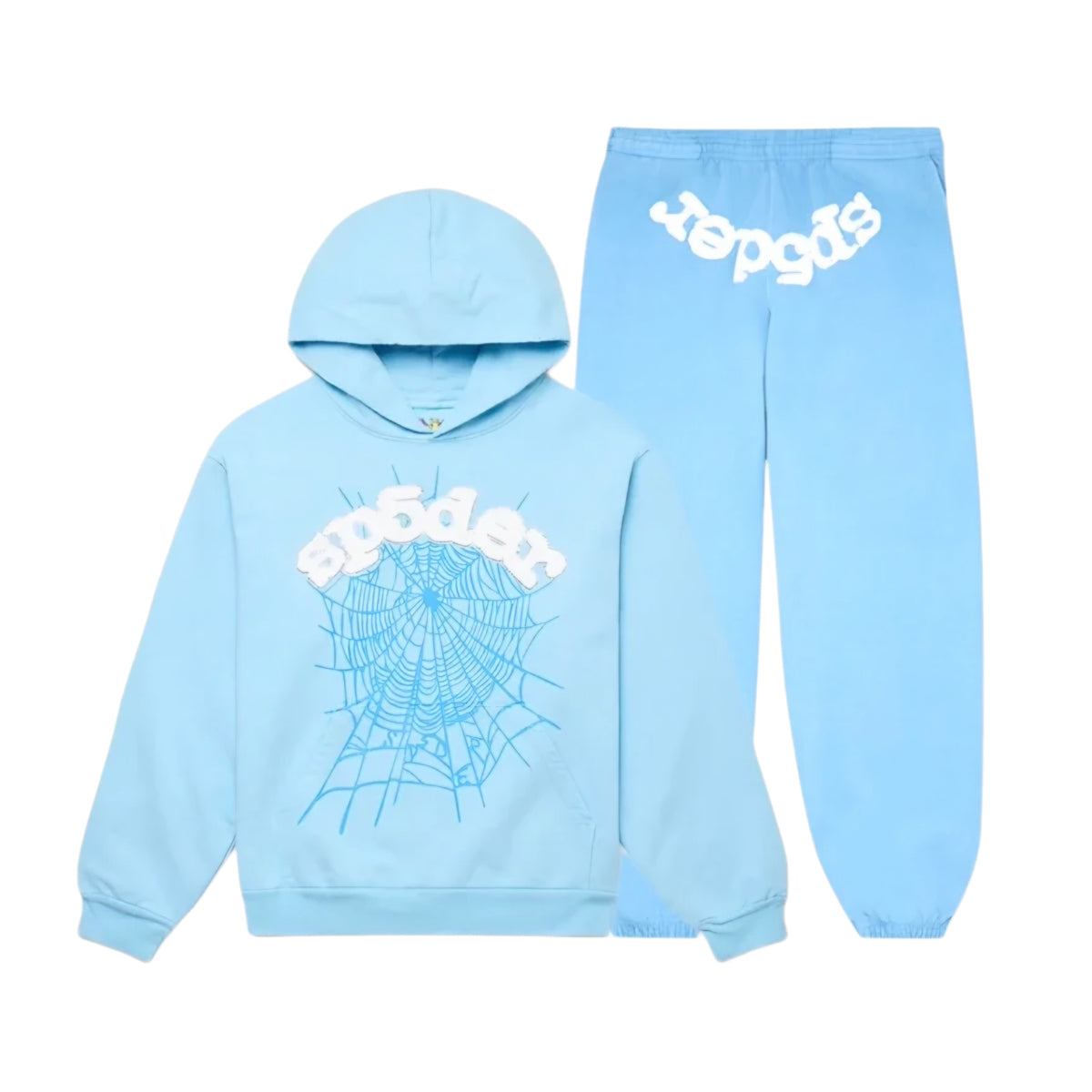 Sp5der Web Tracksuit Set 'Sky Blue'